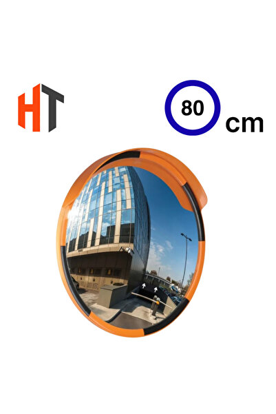 Hayat Trafik Trafik Güvenlik Aynası 80 cm Sarı-Siyah, Tümsek Ayna, Otopark Ay...