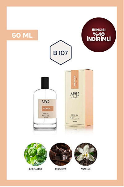 Mad Parfüm Mad B107 Selective 50 ml Kadın Parfüm | Oryantal & Çiçeksi Notalar