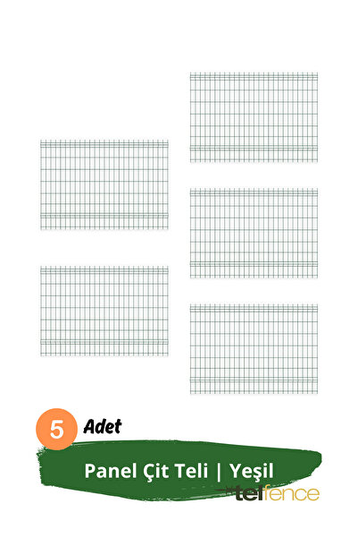 Telfence Panel Çit Teli - 50 x 250 Cm - 5 ADET