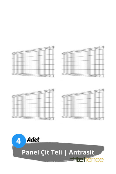 Telfence Panel Çit Teli - 150 x 250 Cm - 4 ADET