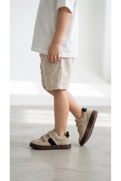 Sthapy Reiva First Step Orthopedic Velcro Daily Casual Girls-Boys Sneaker Shoes Size 21-30