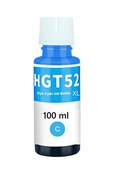 HP Smart Tank515 (1TJ09A) Uyumlu 4 Renk Muadil Mürekkep Seti GT51XL 100ml renkliler 90ml 2 adet siyah