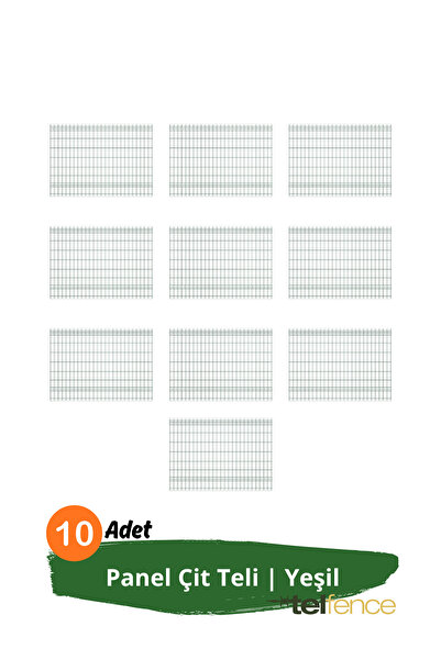 Telfence Panel Çit Teli - 75 x 250 Cm - 10 ADET