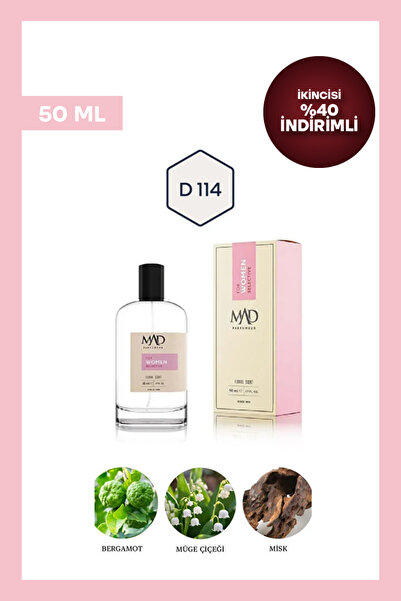 Mad Parfüm Mad D114 Selective 50 ml Kadın Parfüm | Çiçeksi & Meyvemsi Notalar