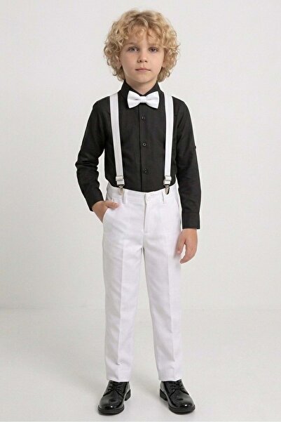 s.t. sebat tekstil 23 aprilie Set pentru băieți cu pantaloni din gabardină al...