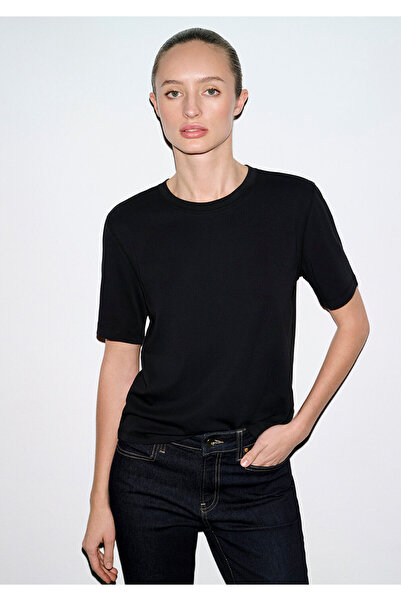 Mavi Black Basic T-Shirt Semi Slim Fit / Semi Slim Fit 1613588-900