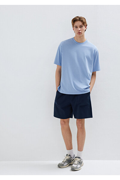 Mavi MVJNS Baskılı Lacivert Şort 0010586-82318
