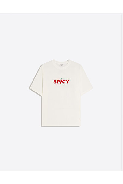 Disante Tricou de damă Spicy Printed Crew Neck Oversize Trend