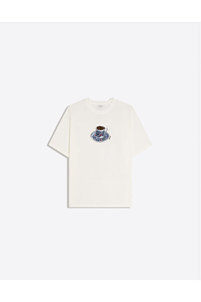 Disante Γυναικείο μπλουζάκι με στάμπα Turkish Coffee 2, με λαιμόκοψη ποδηλάτο...