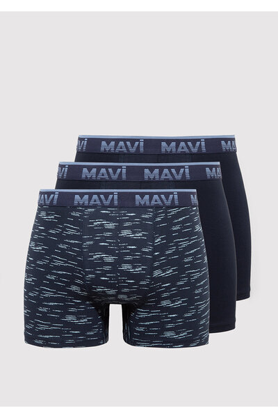 Mavi 3 قطع من الملاكمين باللون الأزرق الداكن 0910612 -83097