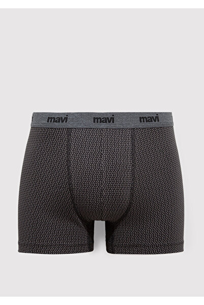 Mavi Geometric Patterned Gray Boxer 092083-900