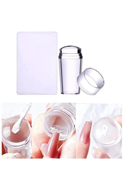 FREELADY Kalıcı Oje Stamper - Kolay French Kaşe Aparatı Süs Baskı Damgalama