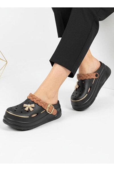 Altın Pabuç Kadın Yazlık Rahat Terlik - Günlük Plaj, Doktor, Hemşire ve Bahçe...