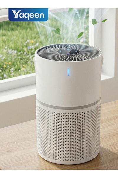 yaqeen 20m² Bedroom Air Purifier, H13 HEPA Filter (Pollen/Dander/Hair/Smell),...