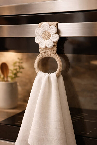 nftart.design El Yapımı Havlu Askılığı- Mutfak Düzenleyici Havlupan Askılığı