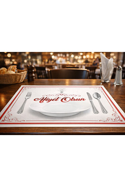 Ambalaj Evi Χαρτί Αμερικανικό Εστιατόριο Εστιατόριο Καλή ρεσέρβα με τύπωμα Λε...