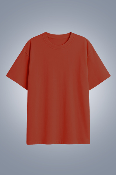 bilcee Ženska narandžasta Oversize kroj majica 4583