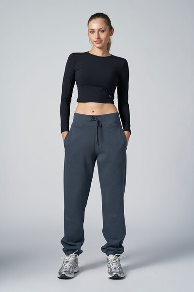 bilcee Women's Smoked Women's Brushed Soft Textured Elastic Leg High Waisted ...