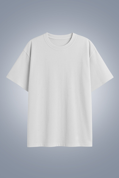 bilcee Ženska siva melange majica Oversize kroj 4583