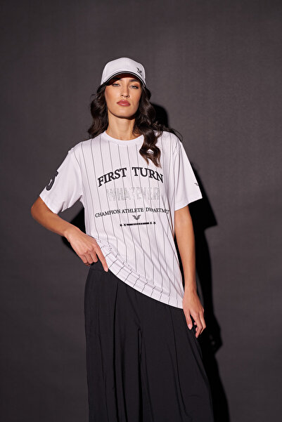 bilcee Жіноча футболка з білим каменем 4074