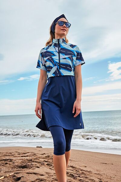 Marina Costum de baie semiînchis cu parașuta - M2446