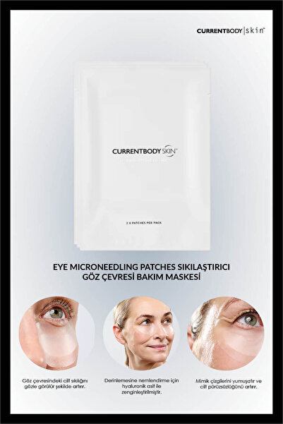 CURRENTBODY Eye Microneedling Patches Sıkılaştırıcı Göz Çevresi Bakım Maskesi