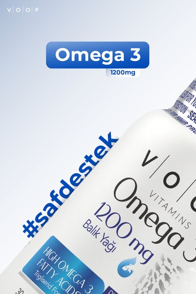 VOOP Omega 3 Balık Yağı 1200 Mg 30 Kapsül
