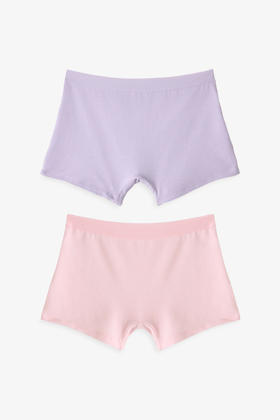 Penti Kız Çocuk Basic 2li Çok Renkli Uzun Boxer