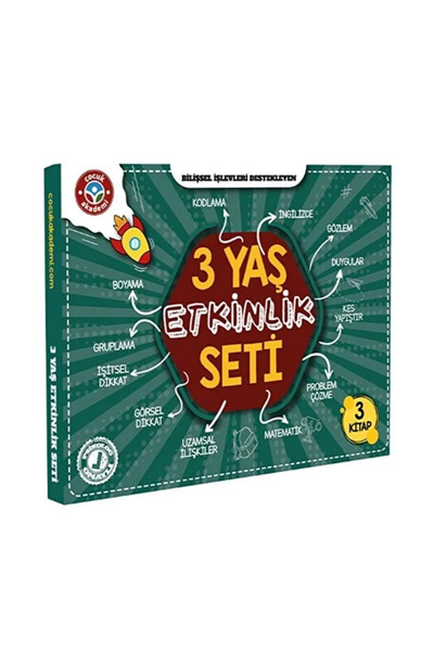 Çocuk Akademi Etkinlikler Kitabı 3 Yaş