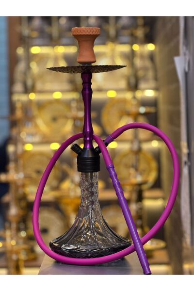 DR KARAM HOOKAH Zarif Nargile – Alüminyum Takım (Mov)