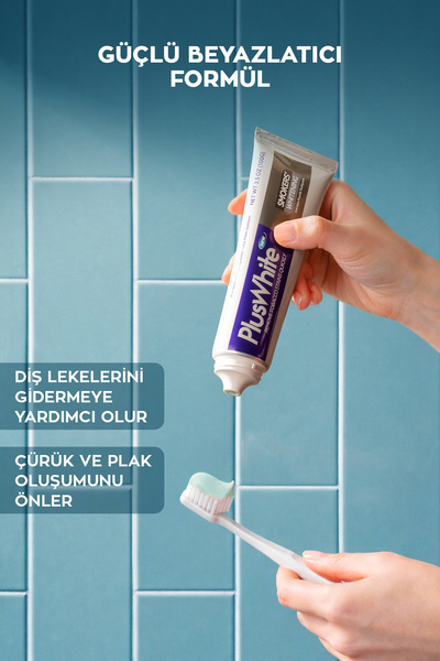 Plus White Sigara İçenler İçin Beyazlatıcı Diş Macunu