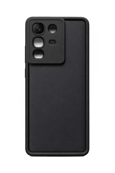 Fenza infinix Note50-4G VE Note50Pro Uyumlu Siyah Renkli Mat Silikon Telefon ...