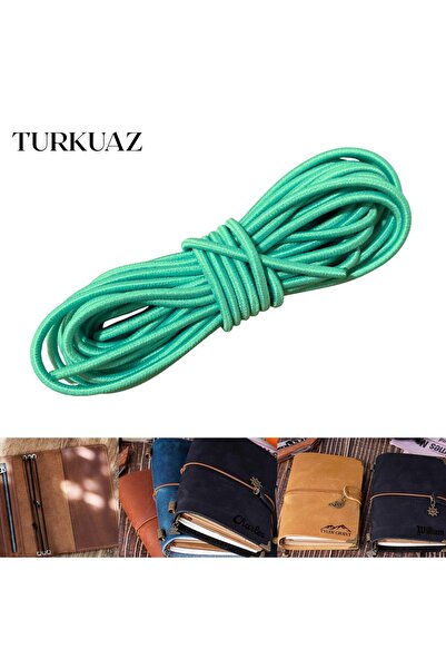 ipekbazaar خيط مطاطي دائري 3 مم، طول 2 متر، لتثبيت غلاف دفتر الملاحظات، والهو...