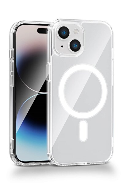 Vissona iPhone 15 Uyumlu Kamera Korumalı Magsafe Wireless Şarj Özellikli Lüks...