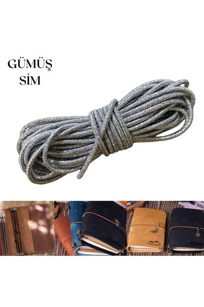 ipekbazaar 3 mm Round Rubber Cord 2 Mt, Notebook Agenda Cover Fixing, Hobby, ...