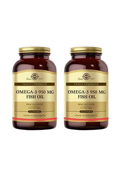 Solgar Omega-3 950 Mg 100 Kapsül 2 Adet