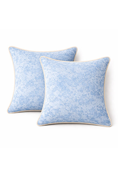 OEM Decorative Pillowcase Set, Velvet with Textured Pattern, 45x45 cm - Light...