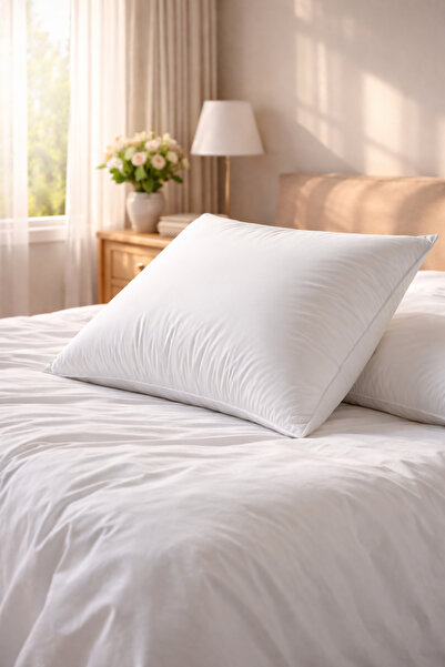 HİG HOME Μαξιλάρι ύπνου με γέμιση μικροϊνών 50x70 cm – 800 gr Πλούσιο μαλακό ...