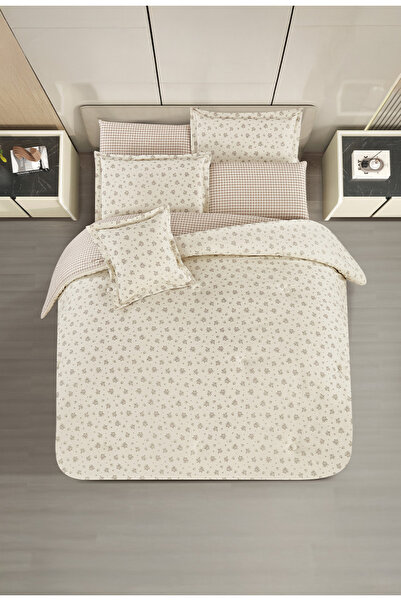 Melen مفارش ميلين | طقم لحاف قطن مزدوج بحشوة سميكة 8 قطع