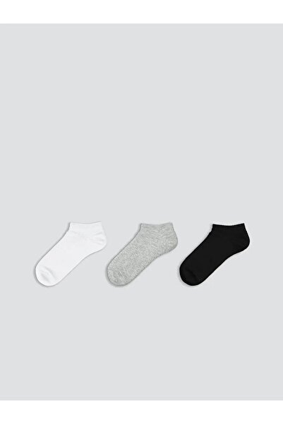 LC Waikiki Einfarbige Damen-Booties-Socken im 3er-Pack (S5)