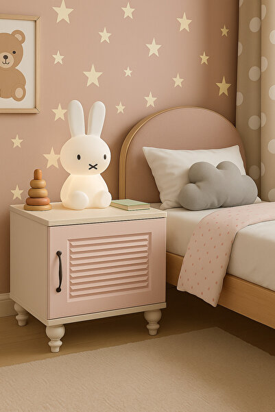 arionkids Masal Komodin | 1.Sınıf MDF Kalitesi | REHAU Kaplama Kapak | Ağaç A...