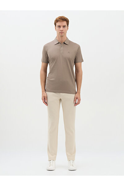 Karaca Vizon Polo Yaka Tişört