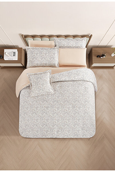 Melen مفارش ميلين | طقم لحاف قطن مقاس كوين بحشوة سميكة 8 قطع