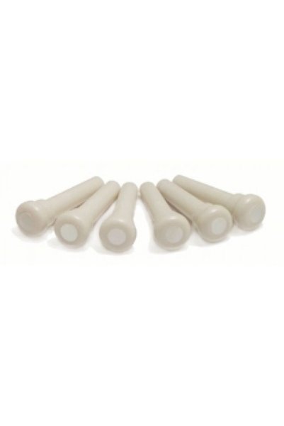 Tusq Bridge Pin Pak (60) White M.O.P Dot