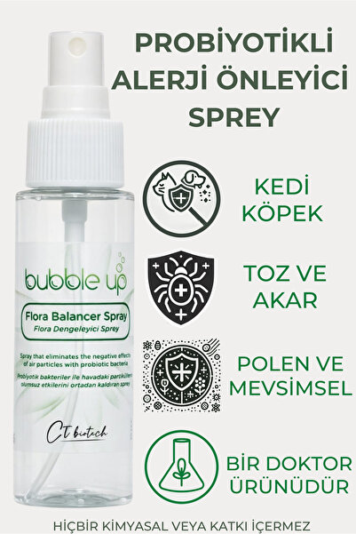 Bubble Up Probiyotikli Alerji Önleyici Sprey (ALERJİDEN HALA KURTULAMADIN MI?)