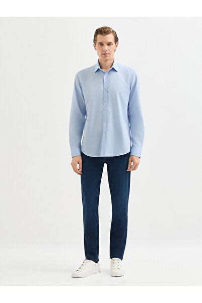 Karaca Erkek Slım Fıt Gömlek-Açık Mavi