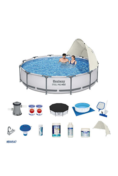 BESTWAY Prefabrik Gölgelikli Havuz Seti 366 cm x 76 cm BW547 56416