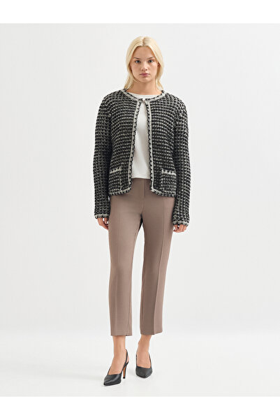 Karaca Kadın Triko Hırka-Gri