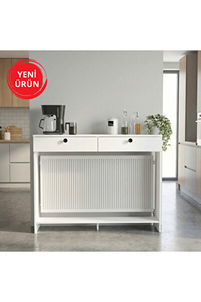 Dekorister Opelya Petek Üstü Kahve Köşesi Dresuar, Çok Amaçlı Dolap & Antre S...