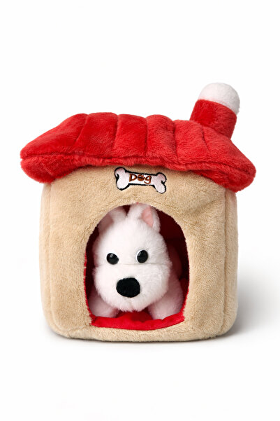 Ecrou Dog Plush Hiding in Its Nest